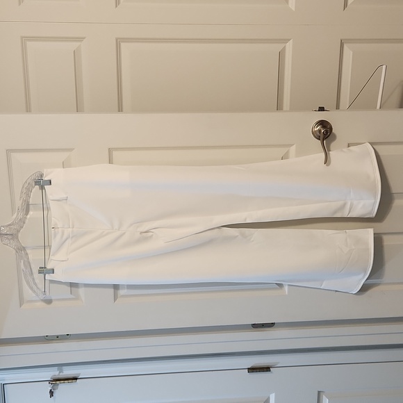 White flare leg dress pants - Picture 2 of 4